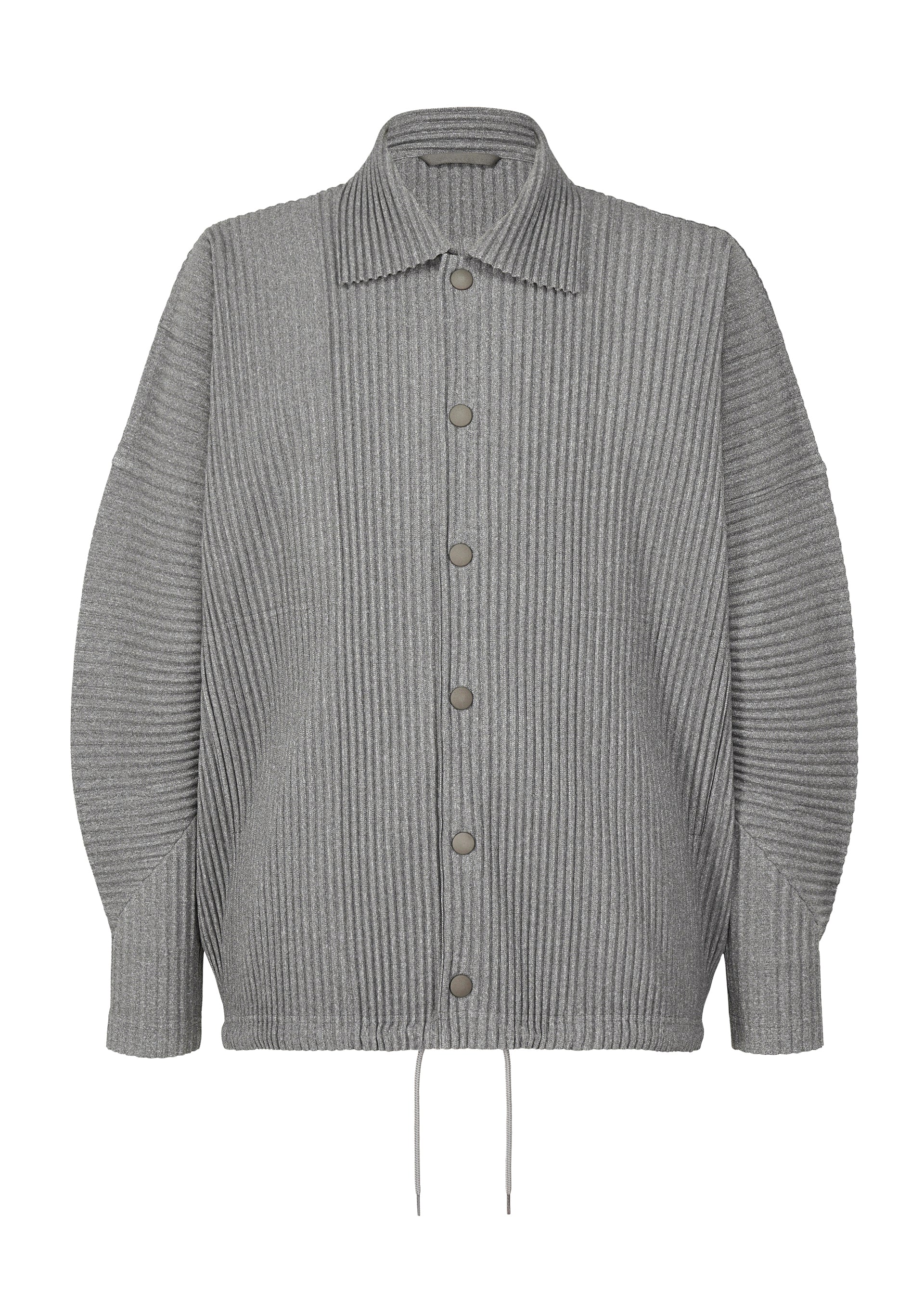 HEATHER PLEATS Jacket Grey