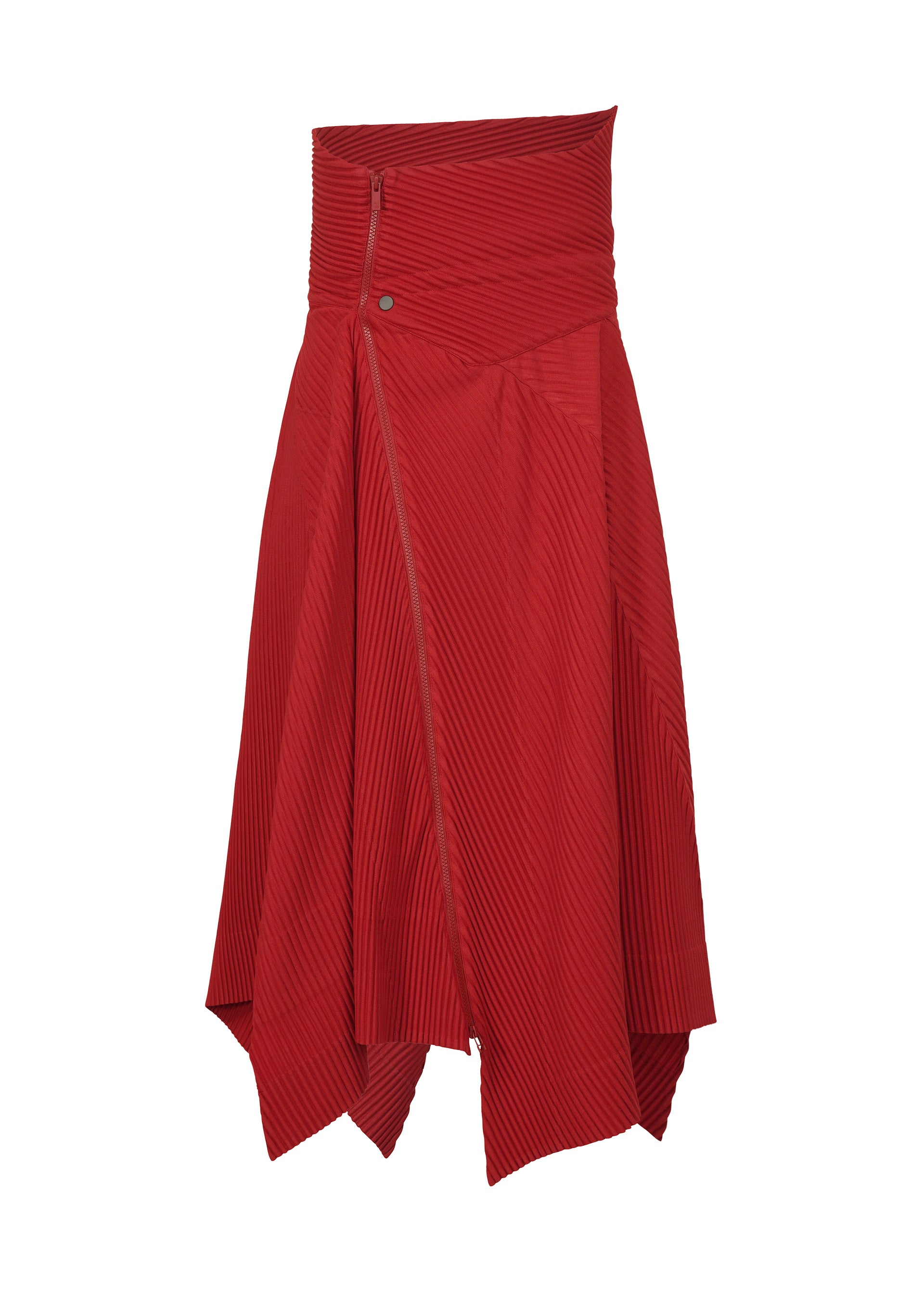 THREE BY SIX Skirt Crimson Red | ISSEY MIYAKE ONLINE STORE UK