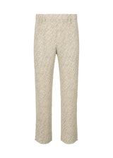 DIAGONALS Trousers Ivory