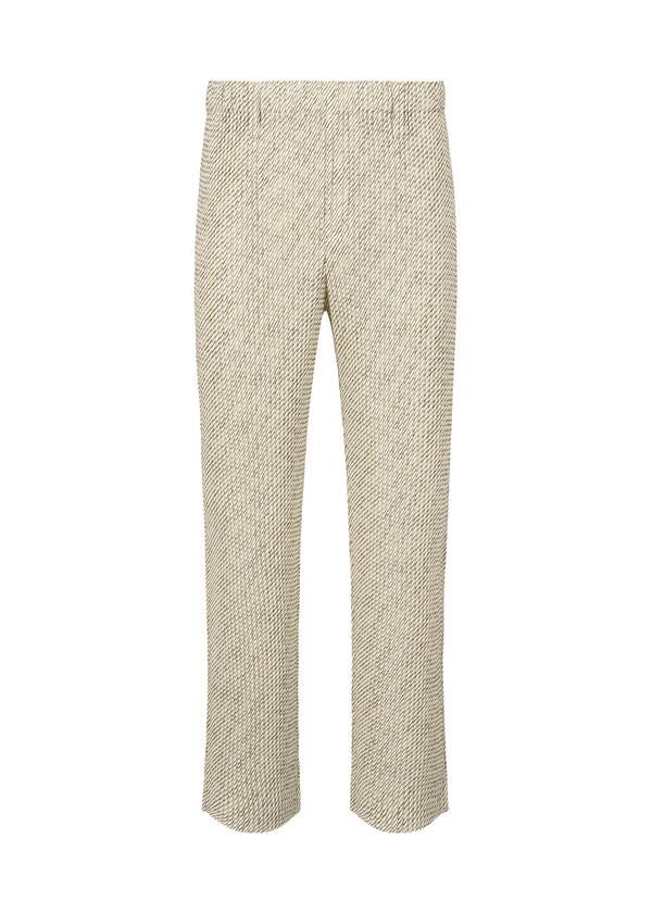 DIAGONALS Trousers Ivory