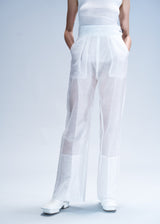 TRANSLUCENT SUIT Trousers White