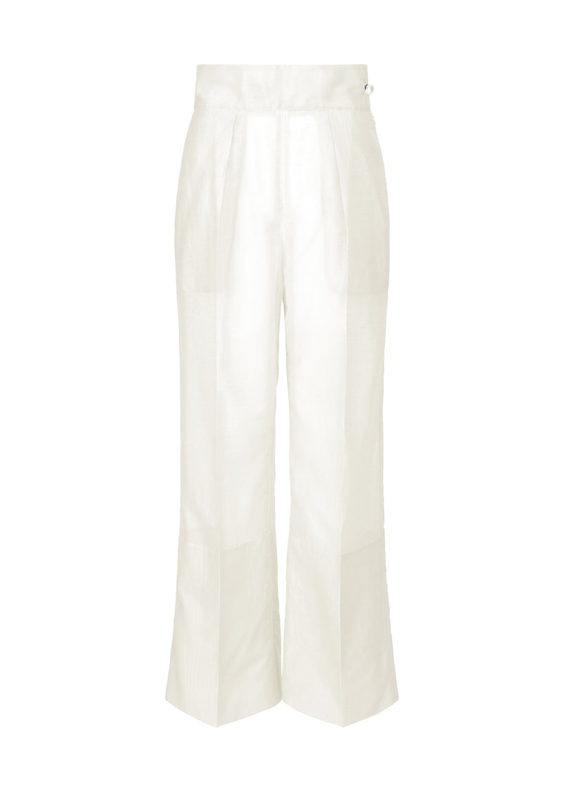 TRANSLUCENT SUIT Trousers White