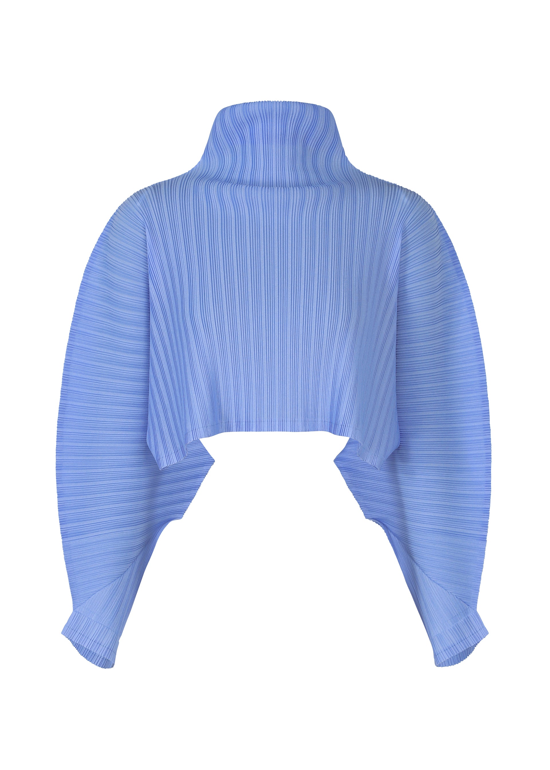 RIB PLEATS DECEMBER Top Steel Blue | ISSEY MIYAKE ONLINE STORE UK