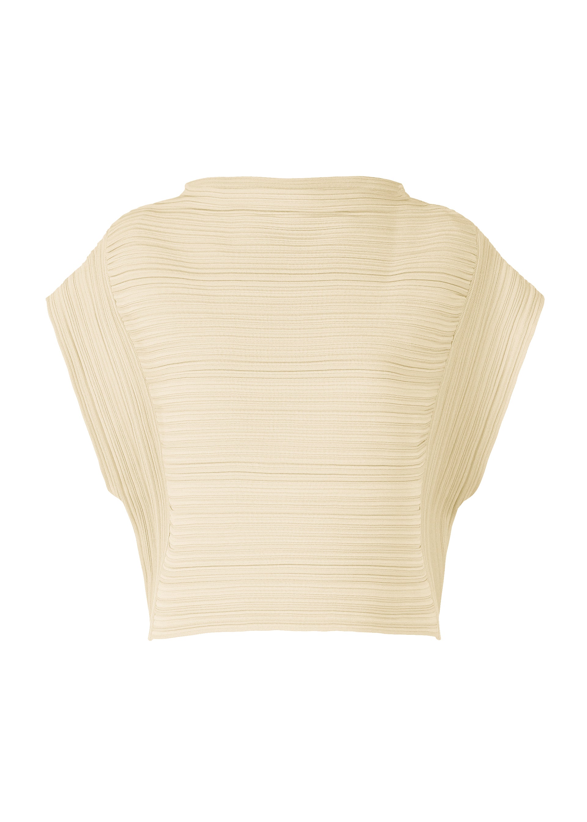 CREPE KNIT Top Ivory