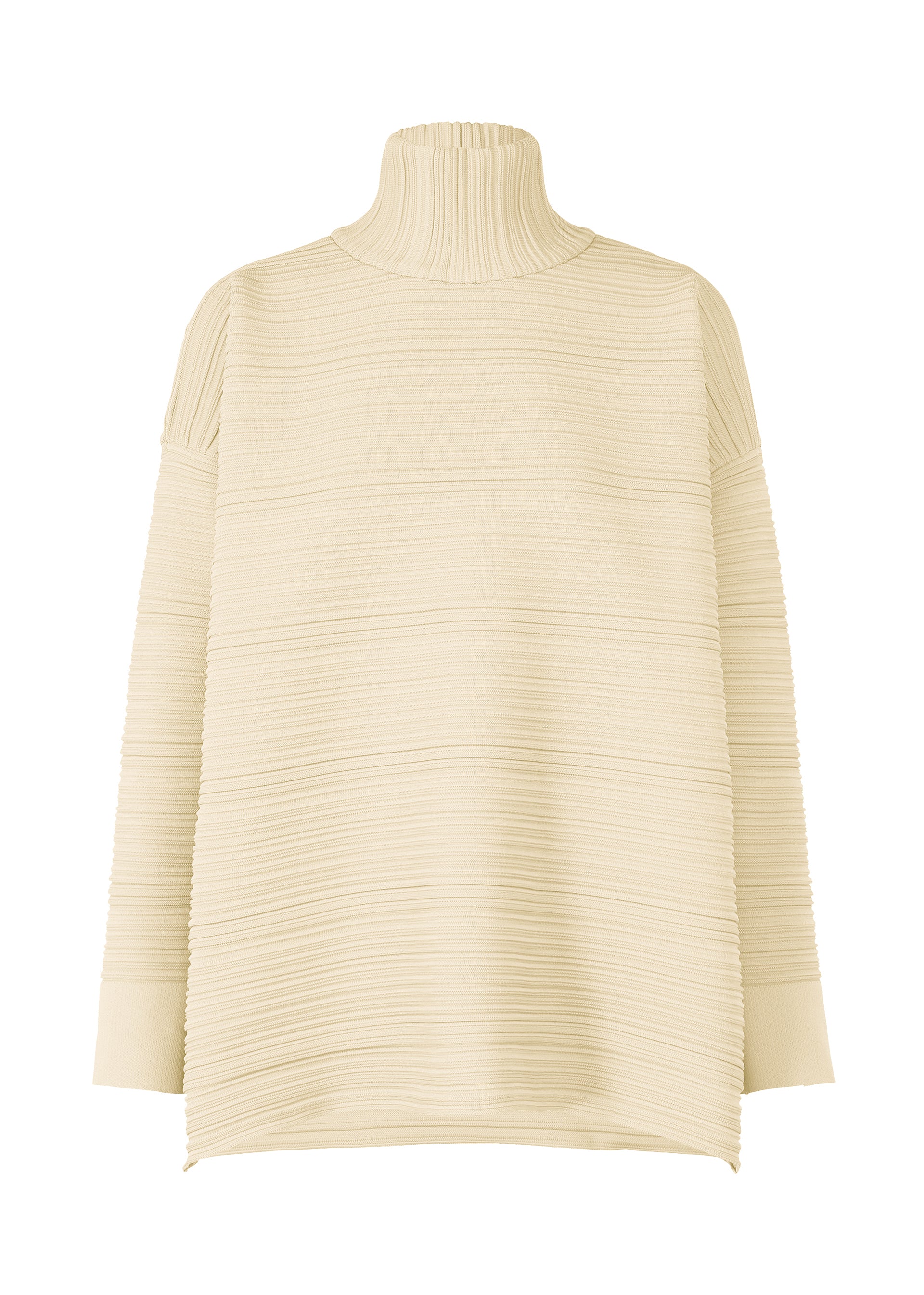 CREPE KNIT Top Ivory