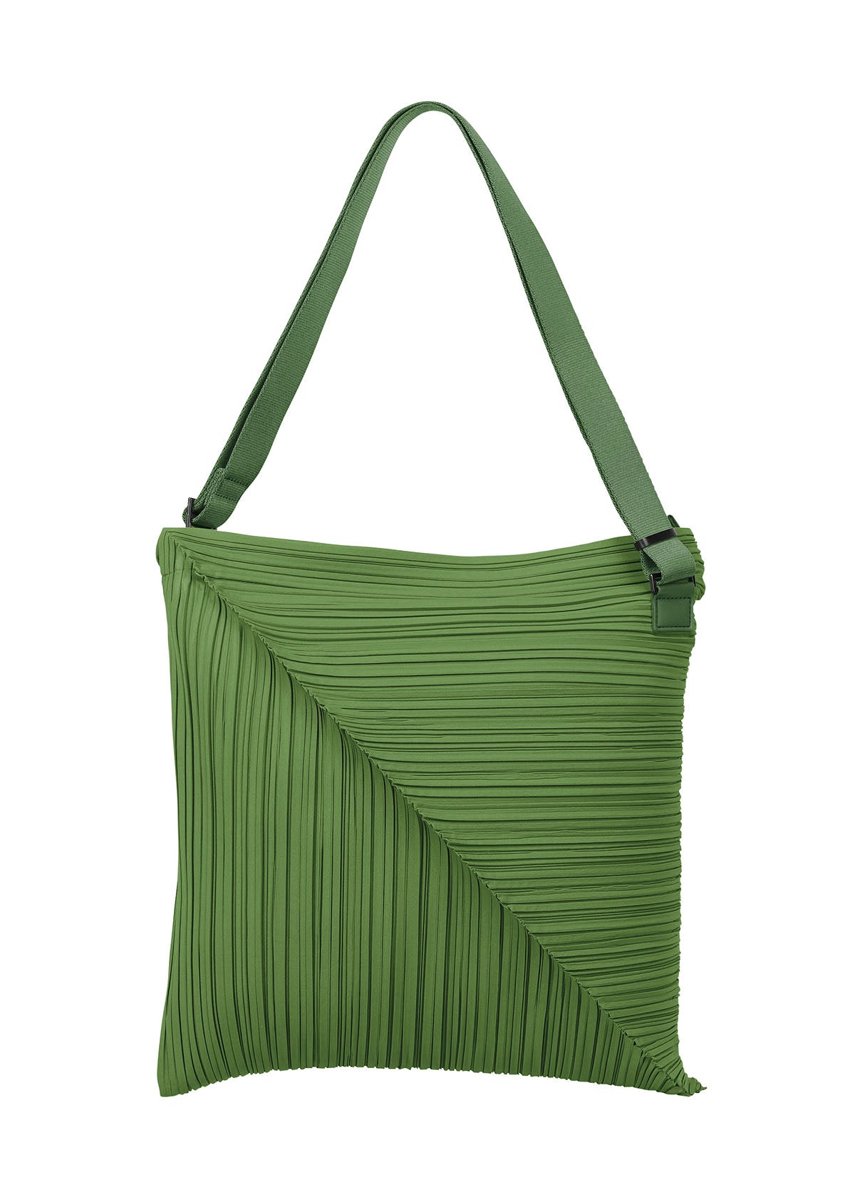 DIAGONAL PLEATS BAG Bag Deep Green