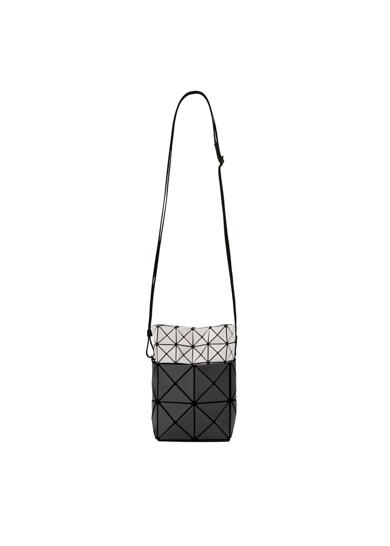 LUCENT NEST Shoulder Bag Light Grey x Charcoal Grey