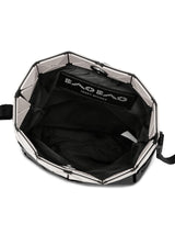 LUCENT NEST Shoulder Bag Light Grey x Charcoal Grey