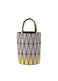 BASKET Handbag Light Grey x Yellow