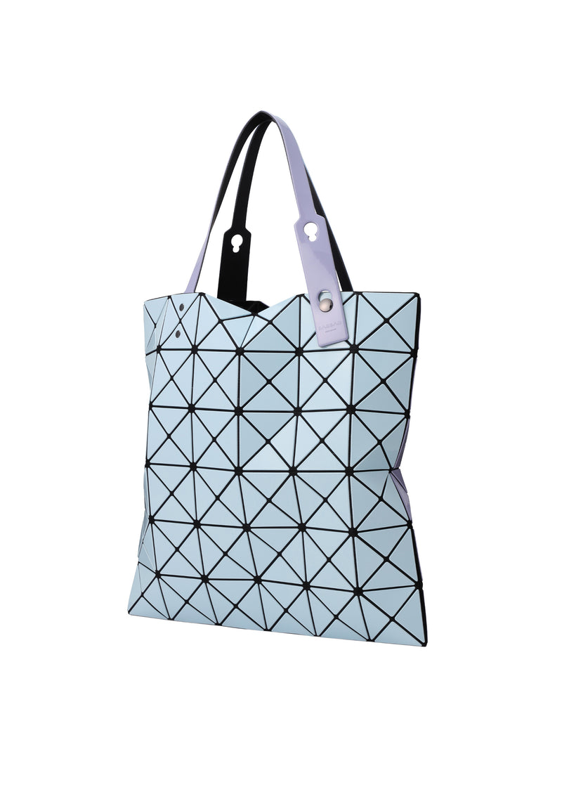 LUCENT GLOSS MIX Tote Light Grey x Charcoal Grey
