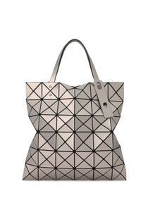 LUCENT METALLIC Tote Silver