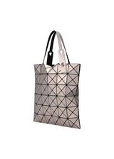 LUCENT METALLIC Tote Light Blue