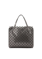 A product shot of the BAO BAO ISSEY MIYAKE  ROW METALLIC handbag in gunmetal (94)