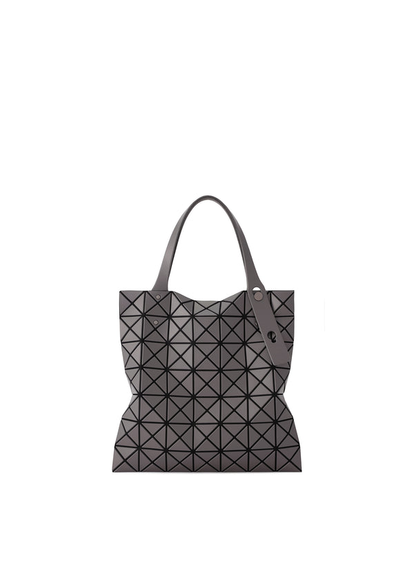 A product shot of the BAO BAO ISSEY MIYAKE  PRISM MATTE tote in charcoal grey (14)