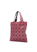 A detail shot of the BAO BAO ISSEY MIYAKE  LUCENT W COLOR tote