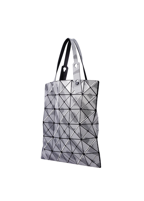 A detail shot of the BAO BAO ISSEY MIYAKE  BEAM tote