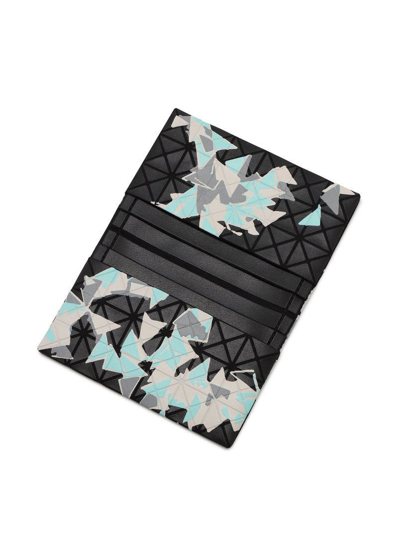 A detail shot of the BAO BAO ISSEY MIYAKE  CLAM WALLET SPRITZ wallet