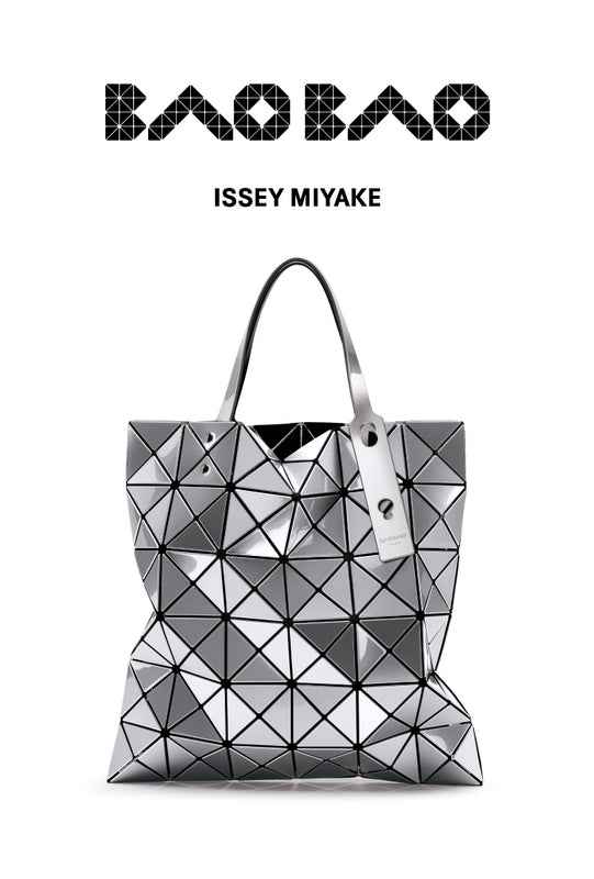 Bao Bao Issey Miyake Lucent Crossbody Bag in Silver