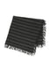 SUPER 140 WOOL FRINGE Stole Black