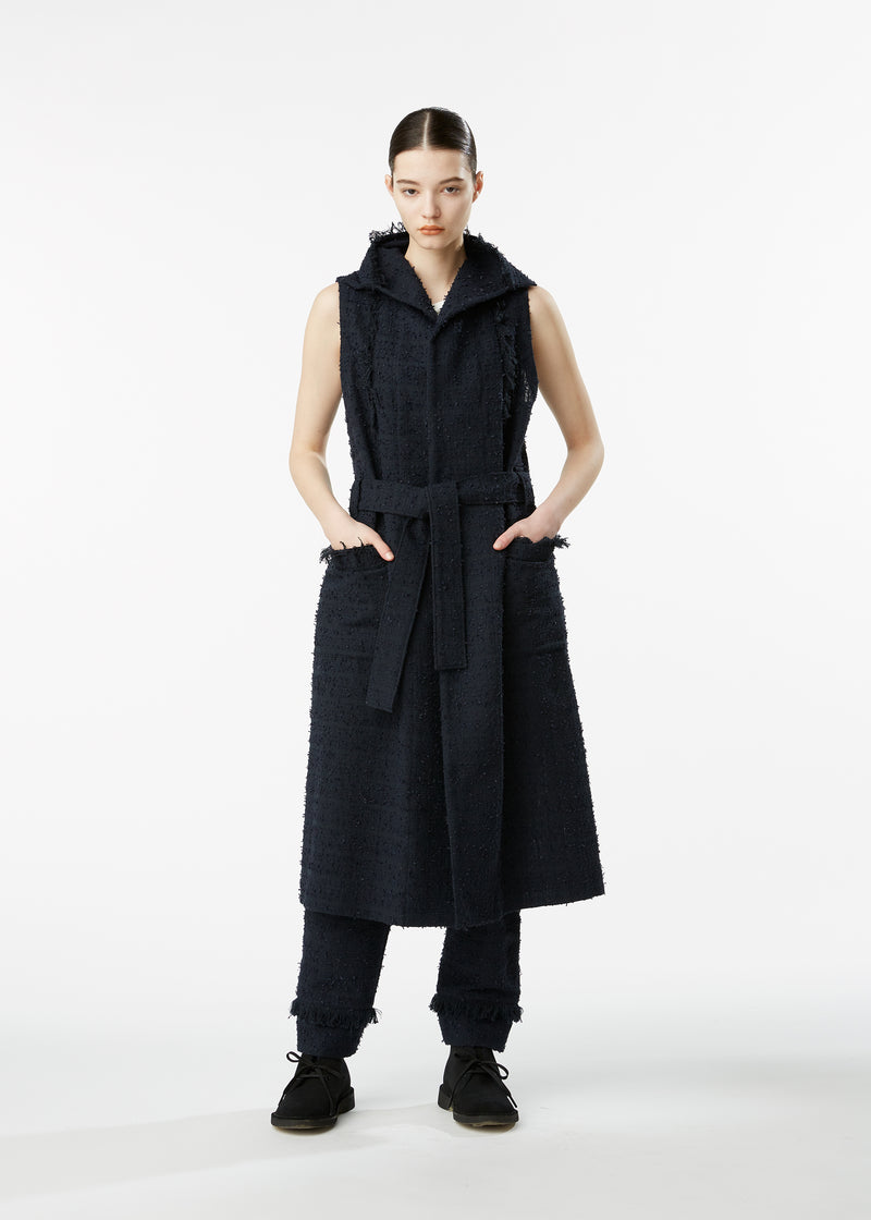 W FRINGE Vest Navy