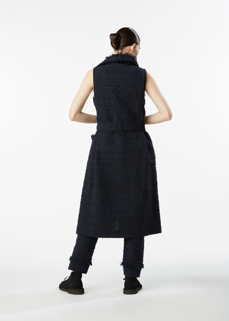 W FRINGE Vest Navy