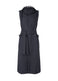W FRINGE Vest Navy