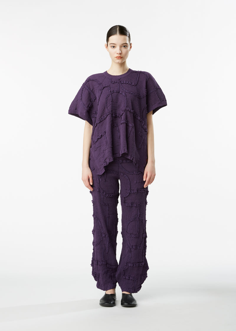KYO CHIJIMI CIRCLE SQUARE Trousers Purple