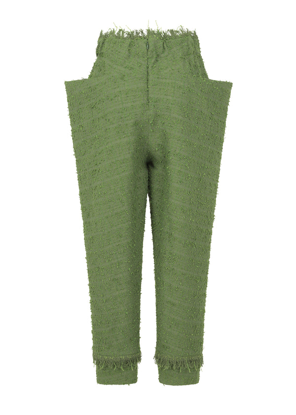 W FRINGE Trousers Green