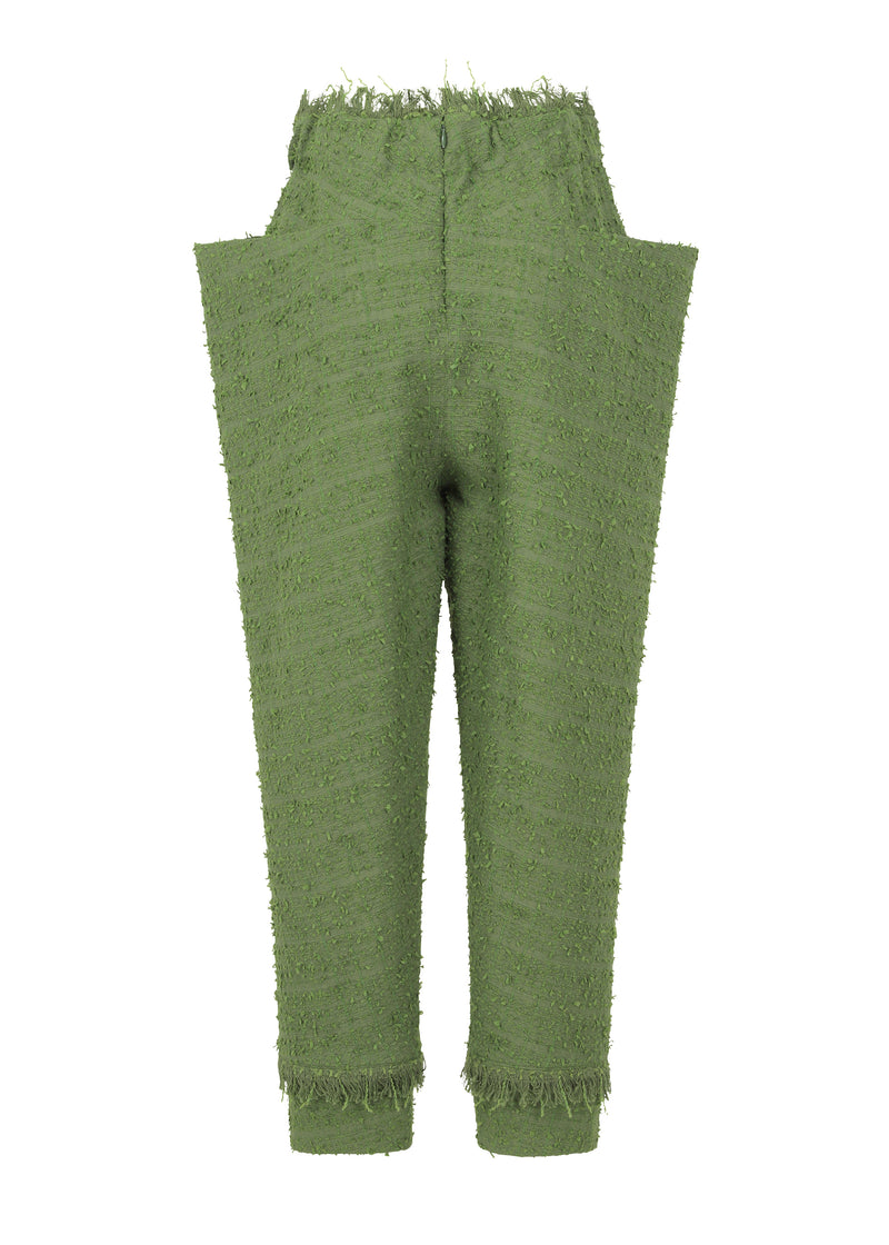W FRINGE Trousers Green