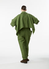 W FRINGE Cardigan Green