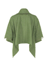 W FRINGE Cardigan Green