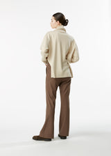 SUPER 100 WOOL BOTTOMS Trousers Brown