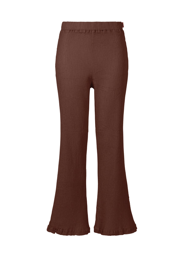KYO CHIJIMI FEBRUARY Trousers Brown