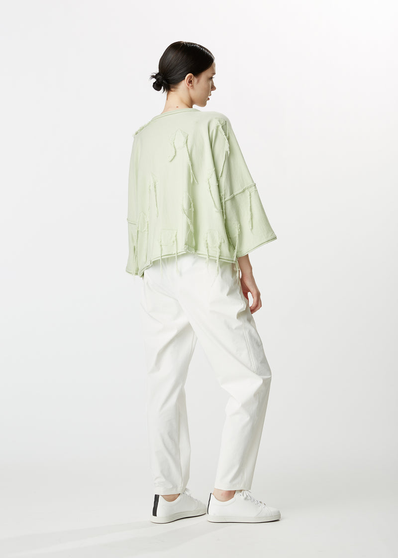 FRINGE TAIL Top Pale Green