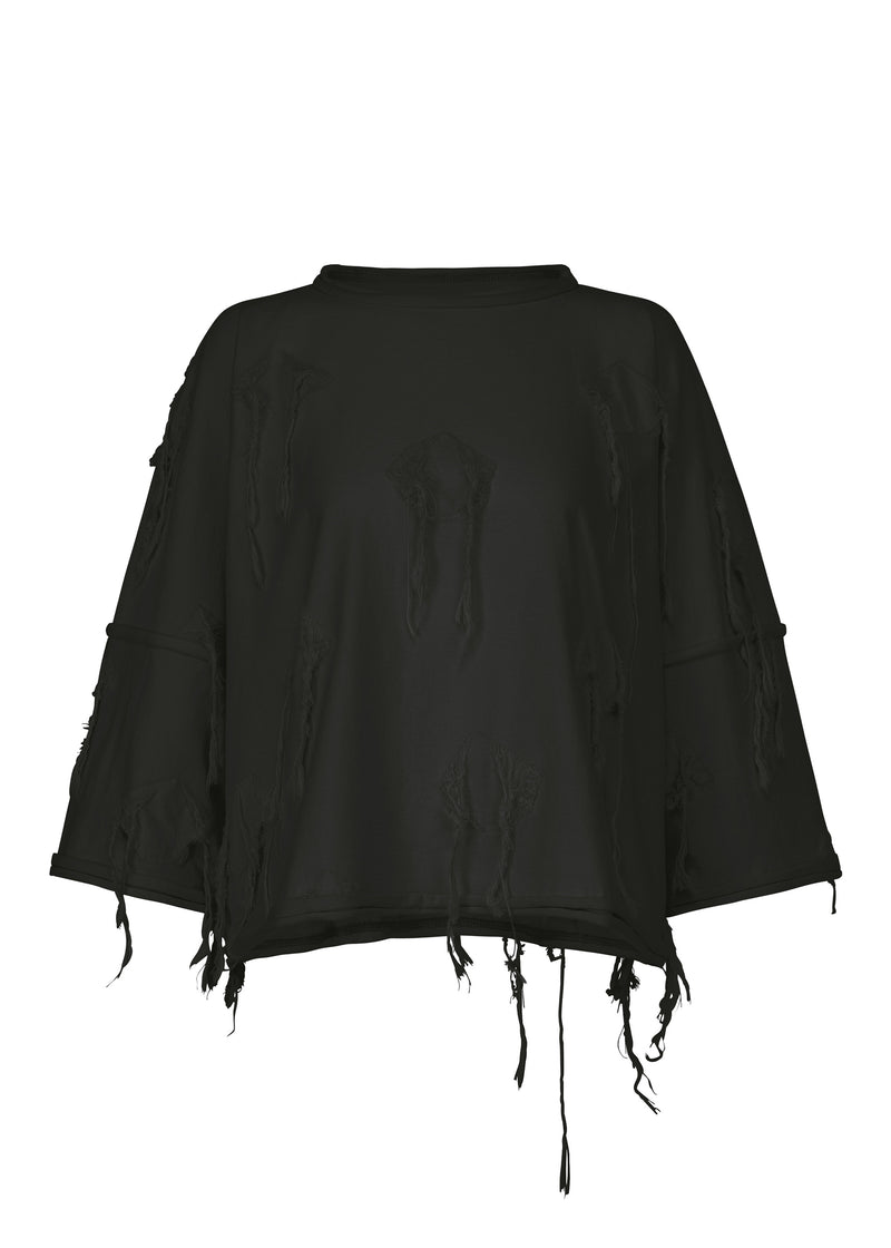 FRINGE TAIL Top Black