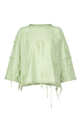 FRINGE TAIL Top Pale Green