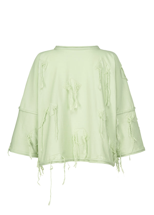 FRINGE TAIL Top Pale Green