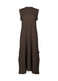 KYO CHIJIMI AUGUST Dress Dark Brown