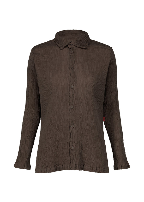 KYO CHIJIMI AUGUST Shirt Dark Brown