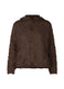 KUMO SHIBORI KNIT Cardigan Dark Brown