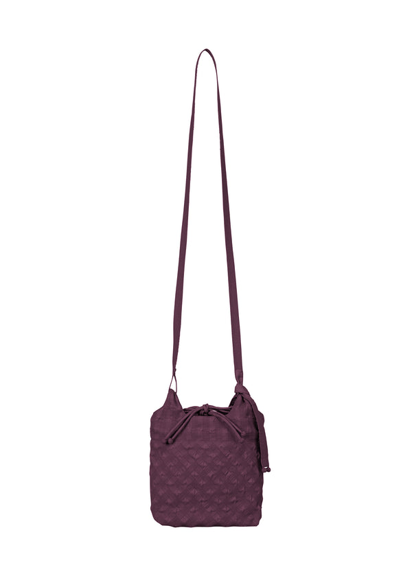 A product shot of the HAAT  MINI SQUARE PLAID bag in violet (83)