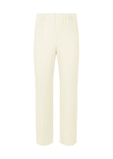 COLOR PLEATS Trousers Ivory