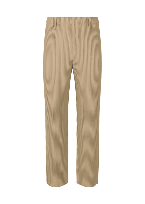COLOR PLEATS Trousers Sand Beige