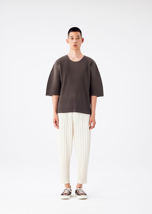 COLOR PLEATS Trousers Bark Grey