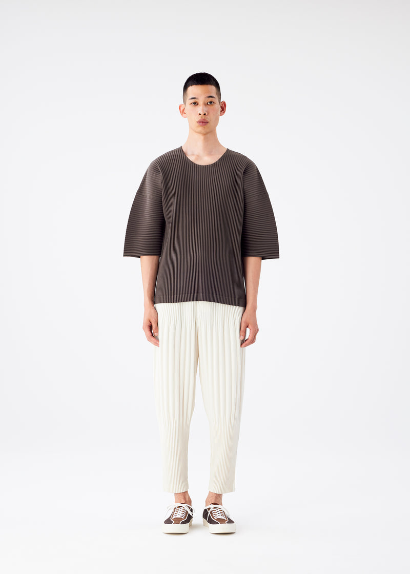 COLOR PLEATS Trousers Sand Beige
