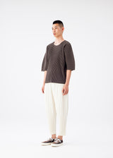 COLOR PLEATS Trousers Sand Beige