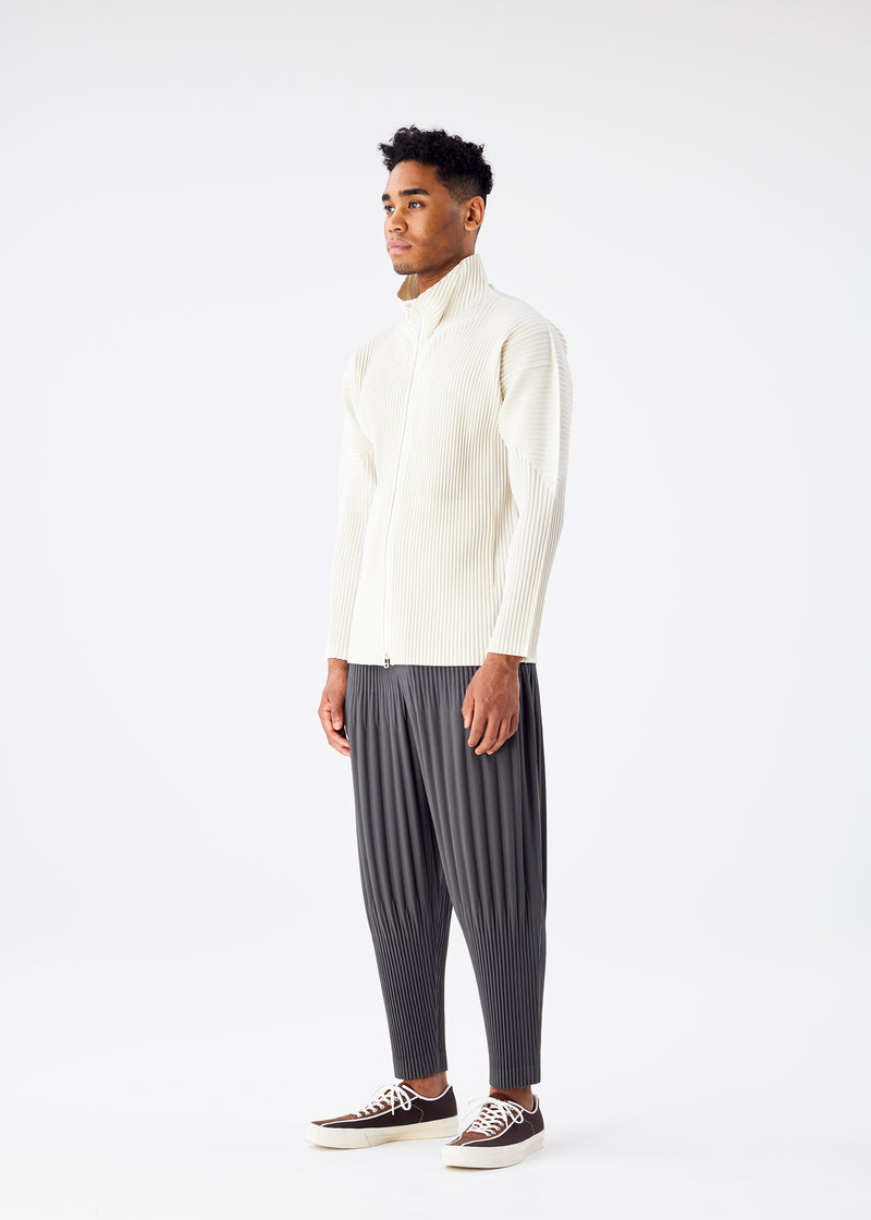 COLOR PLEATS Jacket Ivory