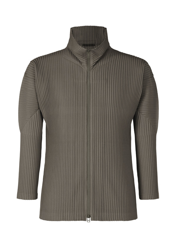 COLOR PLEATS Jacket Bark Grey