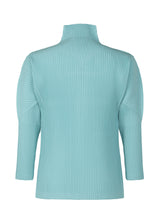 COLOR PLEATS Jacket Aqua Blue