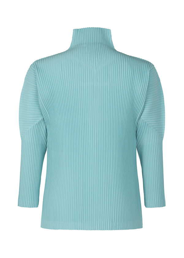 COLOR PLEATS Jacket Aqua Blue